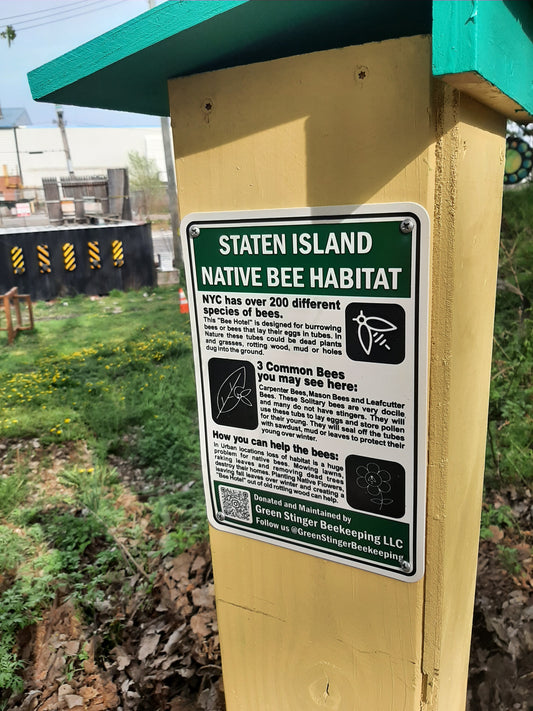 Native Bee Habitat Project