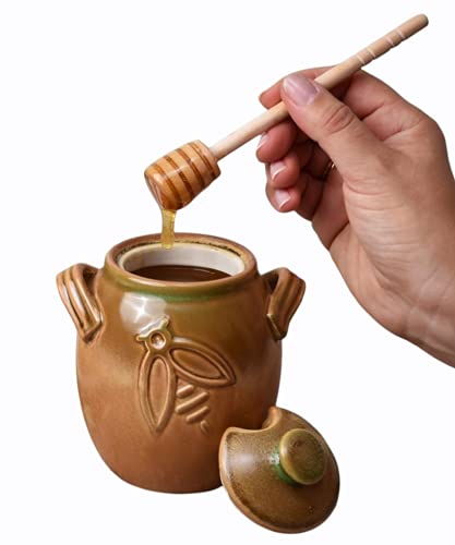 Ceramic Honey Pot