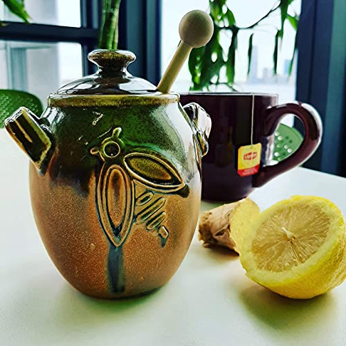 Ceramic Honey Pot