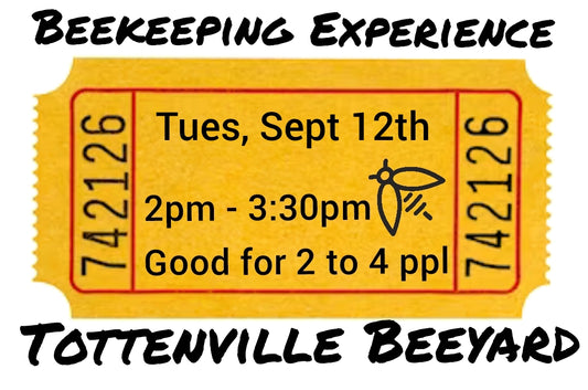 Sept 12th Beekeeping Experience