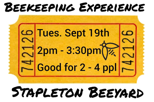 Sept 19th Beekeeping Experience